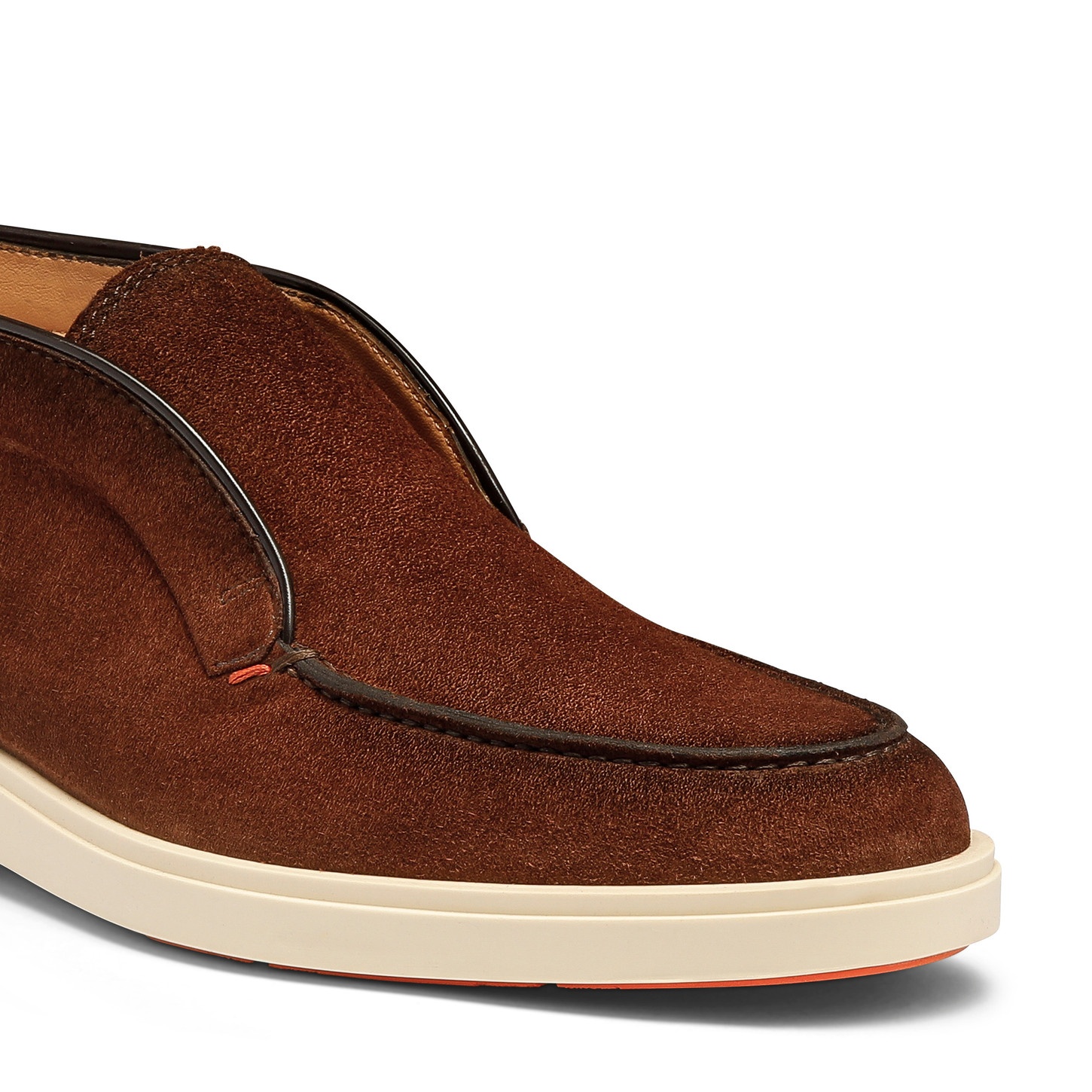Men's dark brown suede desert boot - 6