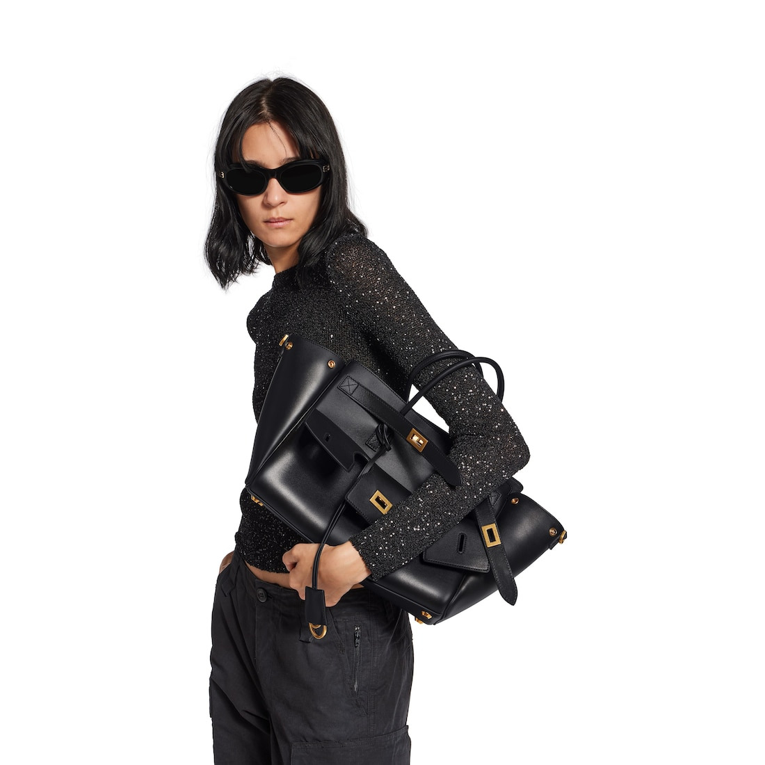 Women's Bel Air Small Carry All Bag  in Black - 8
