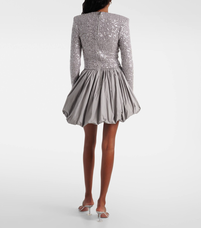 Sequined asymmetric minidress 3