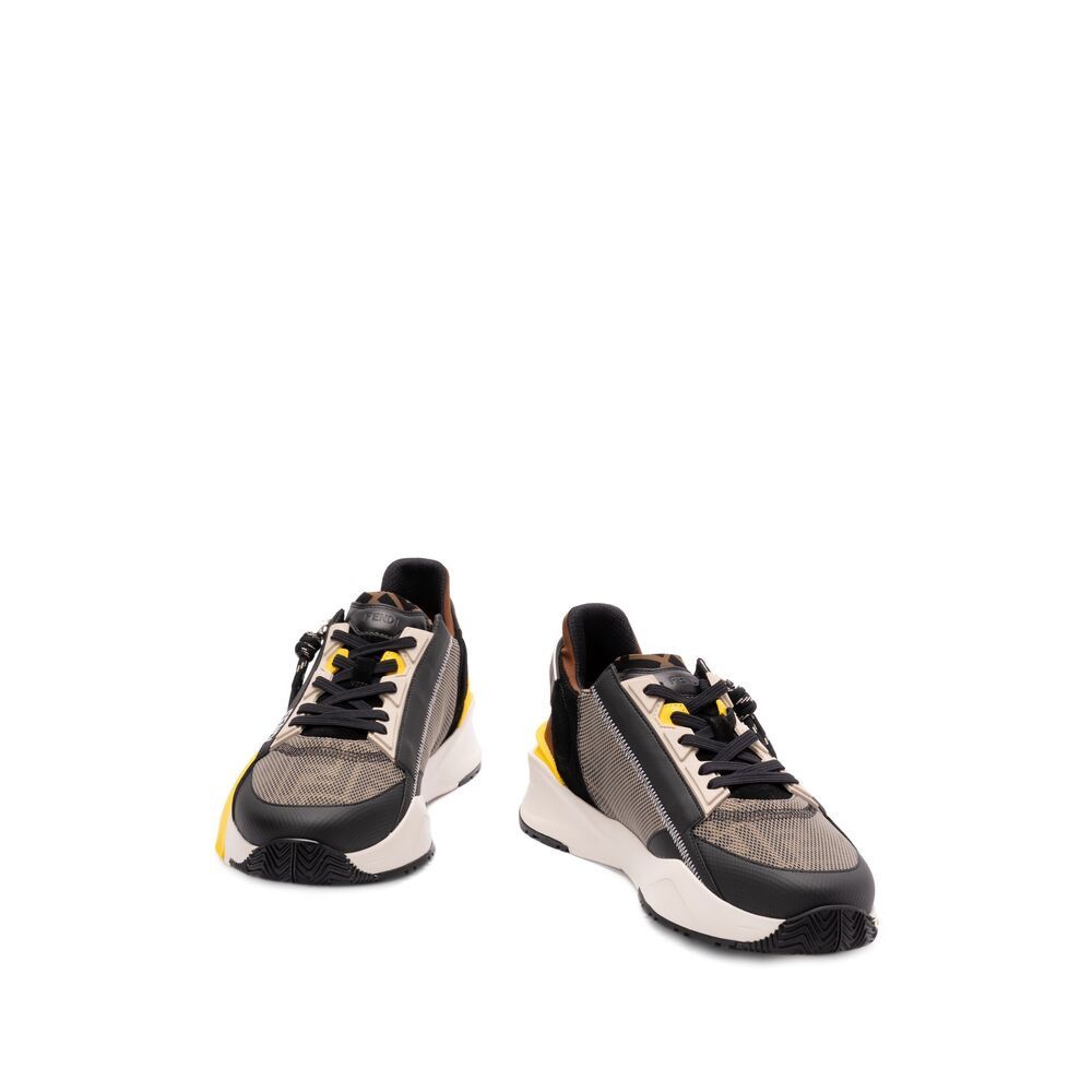 Fendi Brown Trainers - Low-Tops Men - 5