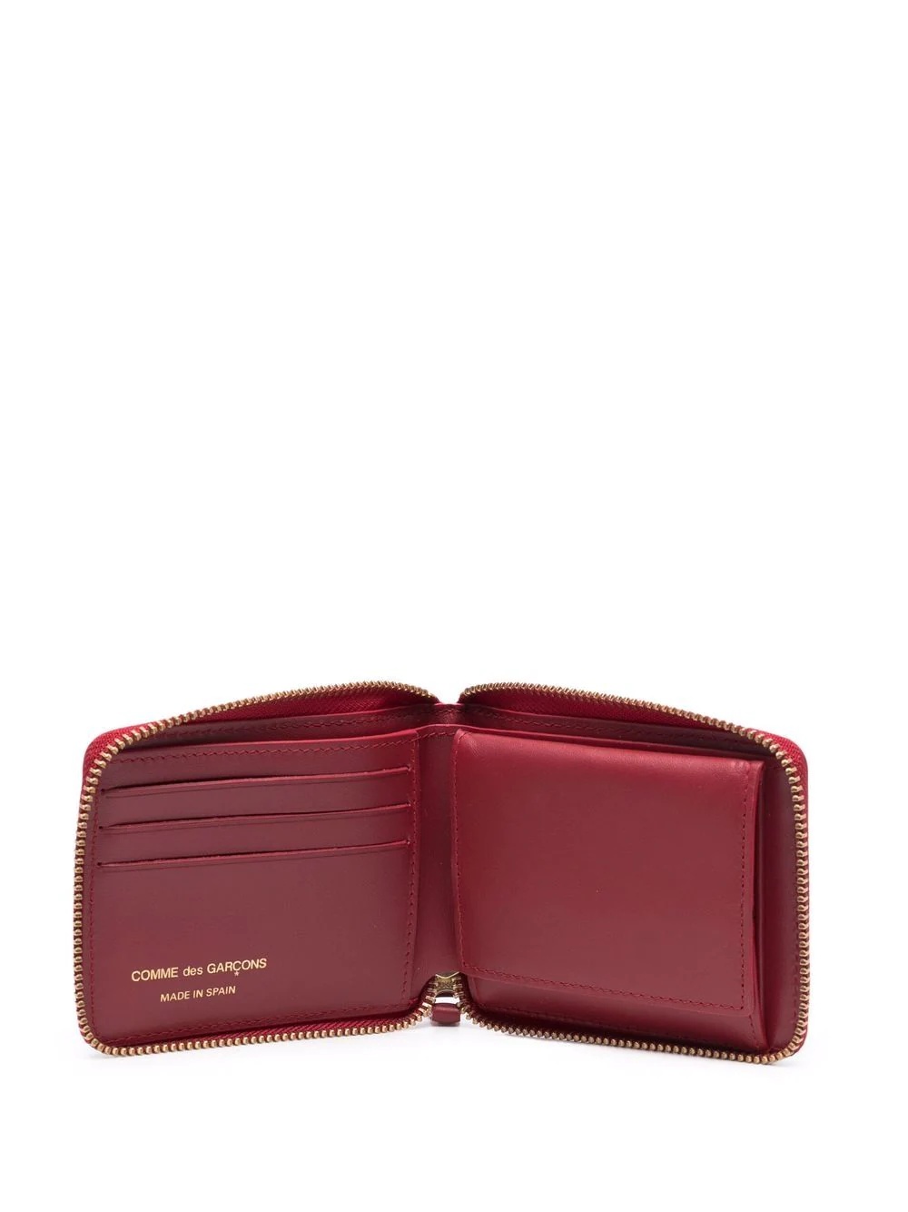 bi-fold zipped leather wallet - 3