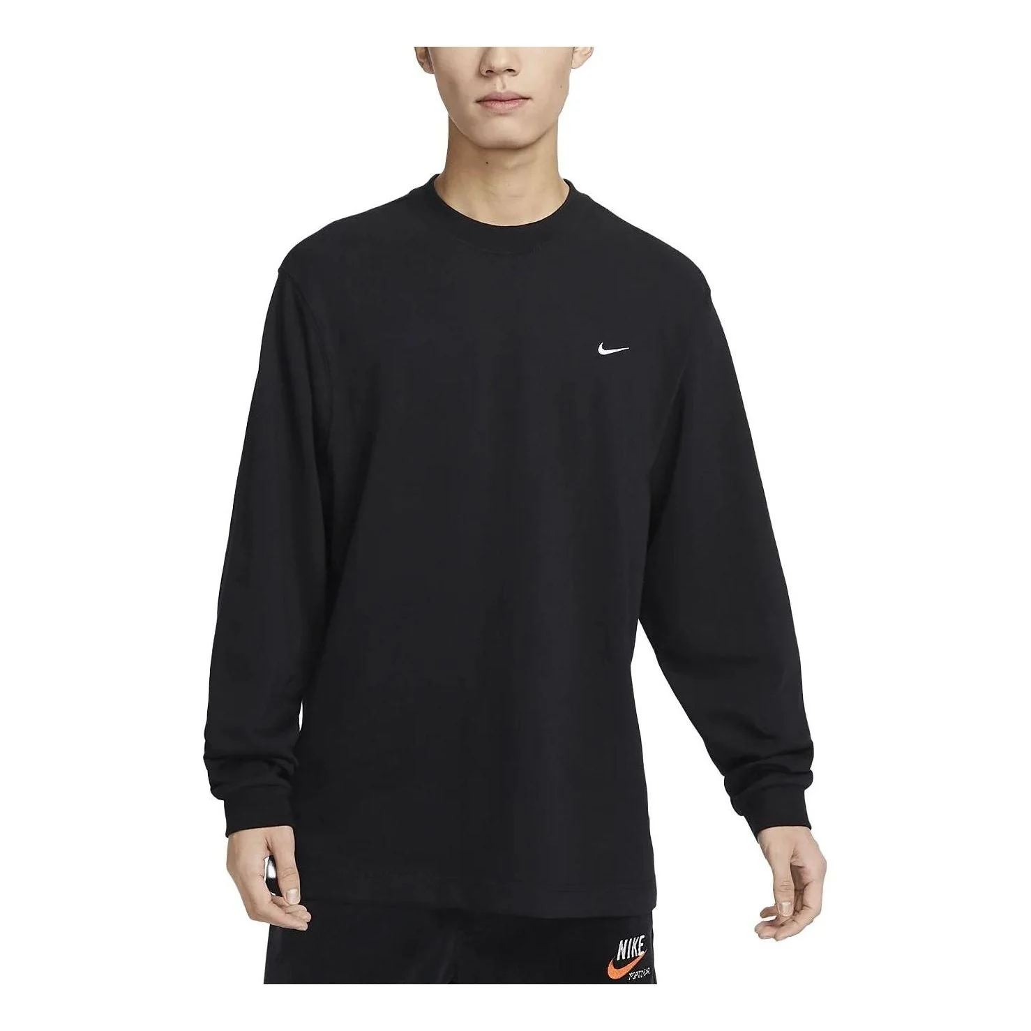 Nike Solo Swoosh Long-Sleeve Top 'Black' DX0885-010 - 1