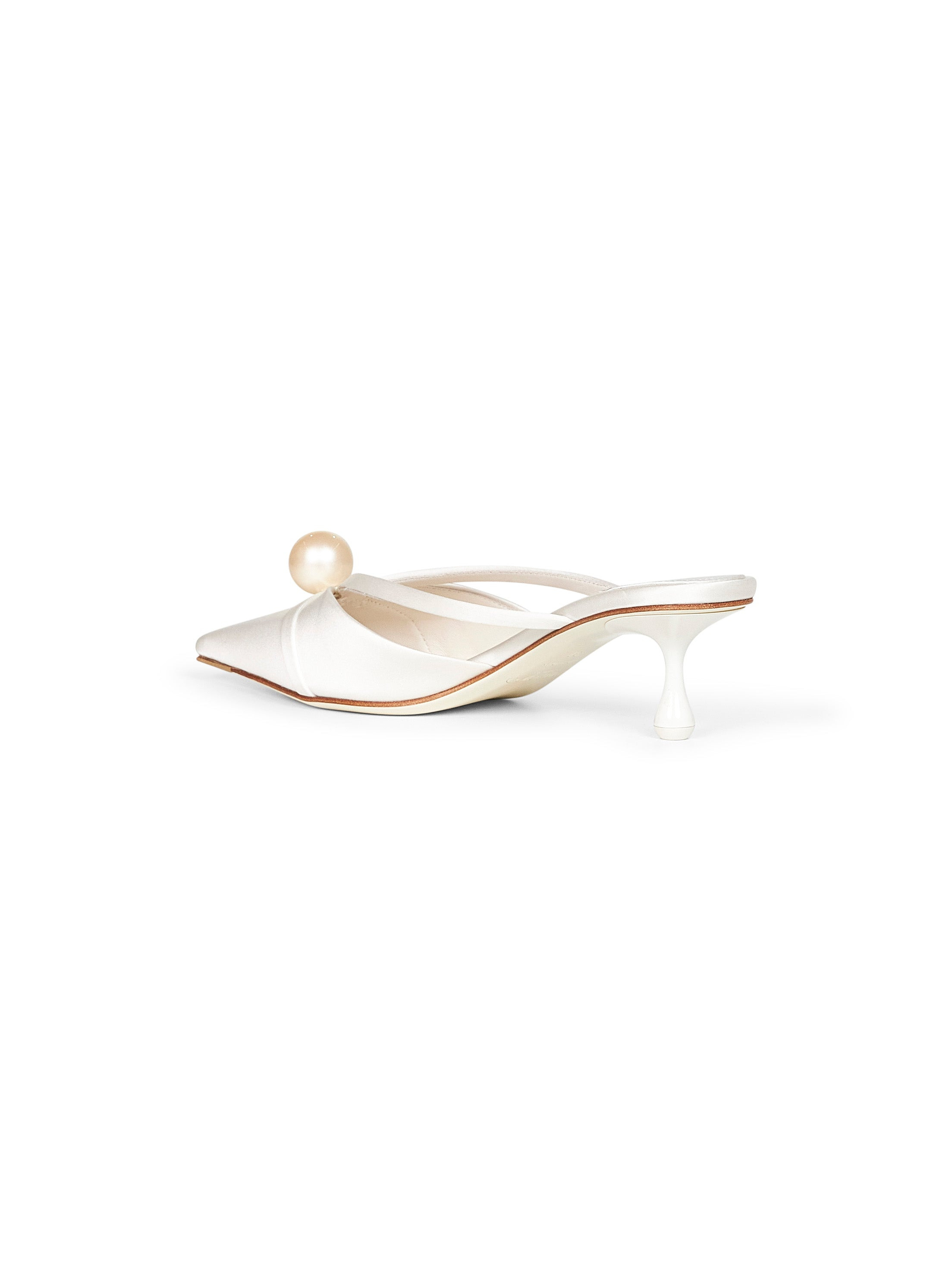 Ivory satin Sana Mule 50 mules - 3