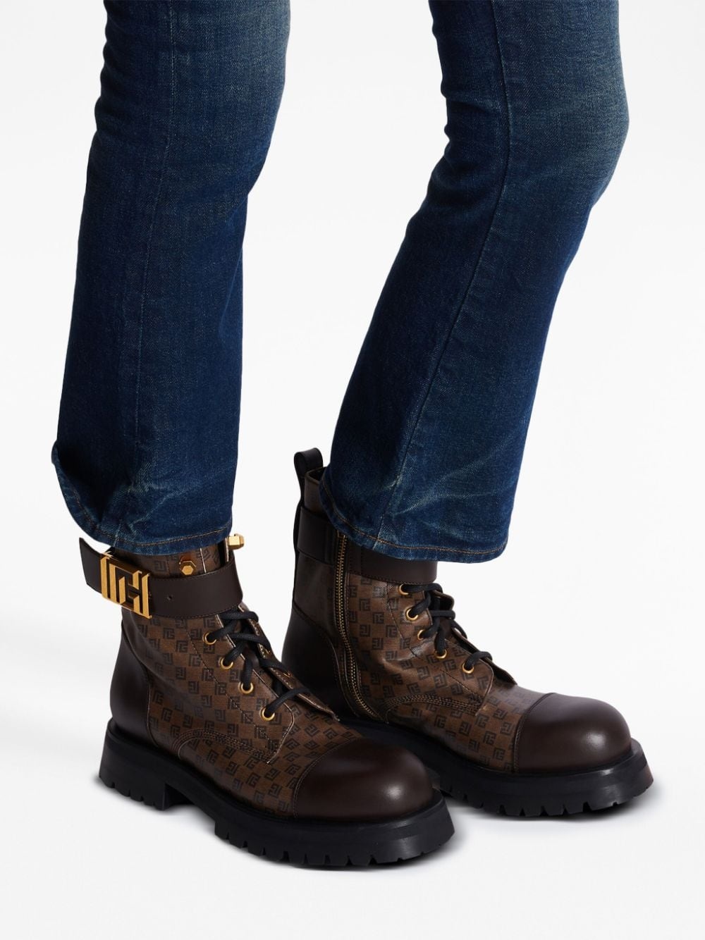 Romy Ranger monogram ankle boots - 7