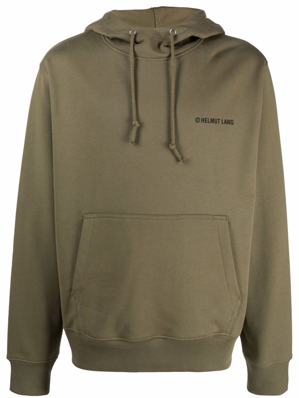 logo-print pullover hoodie - 1