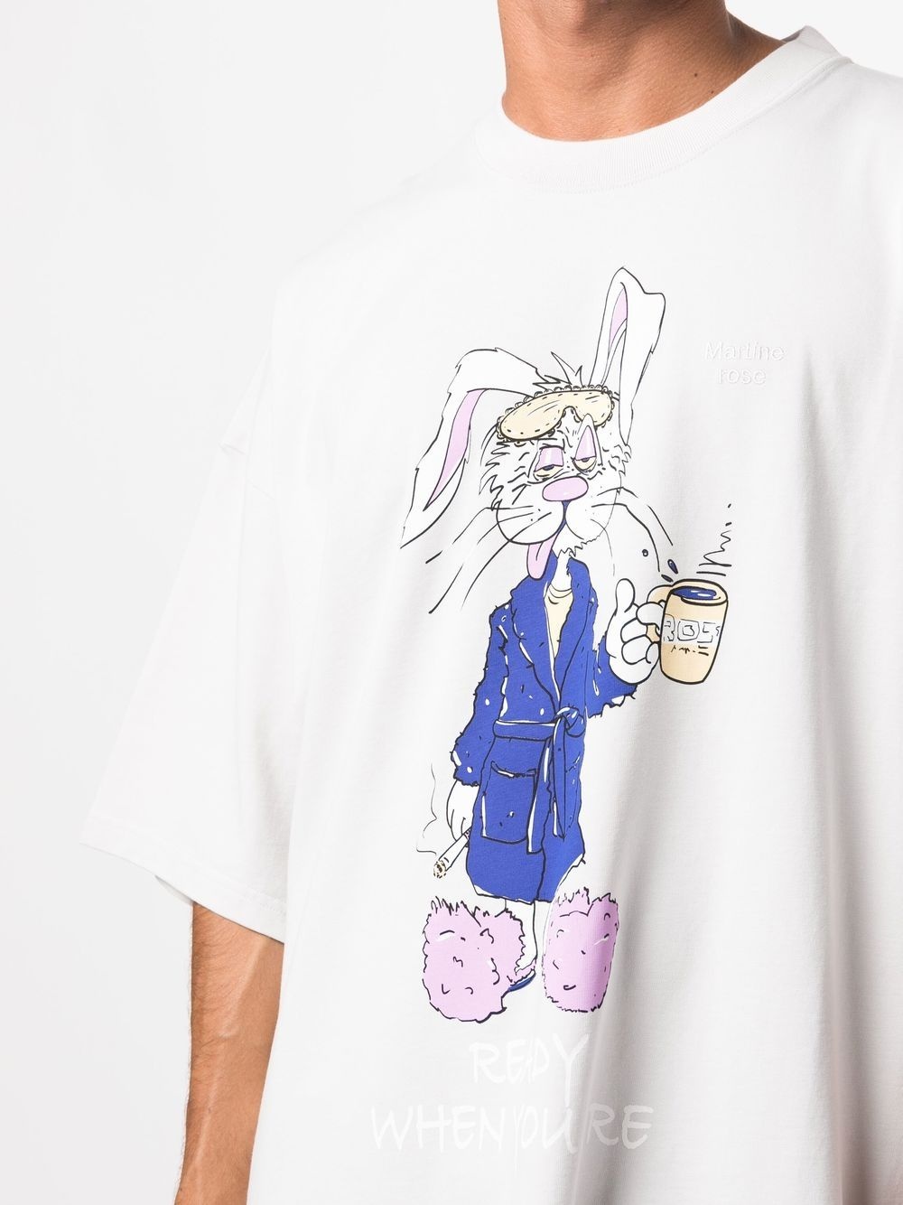 Bunny graphic-print T-shirt - 5