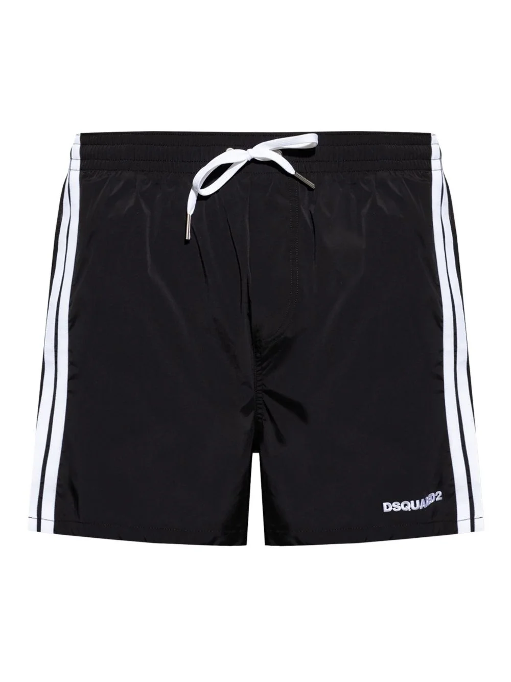 logo-embroidered swim shorts - 1