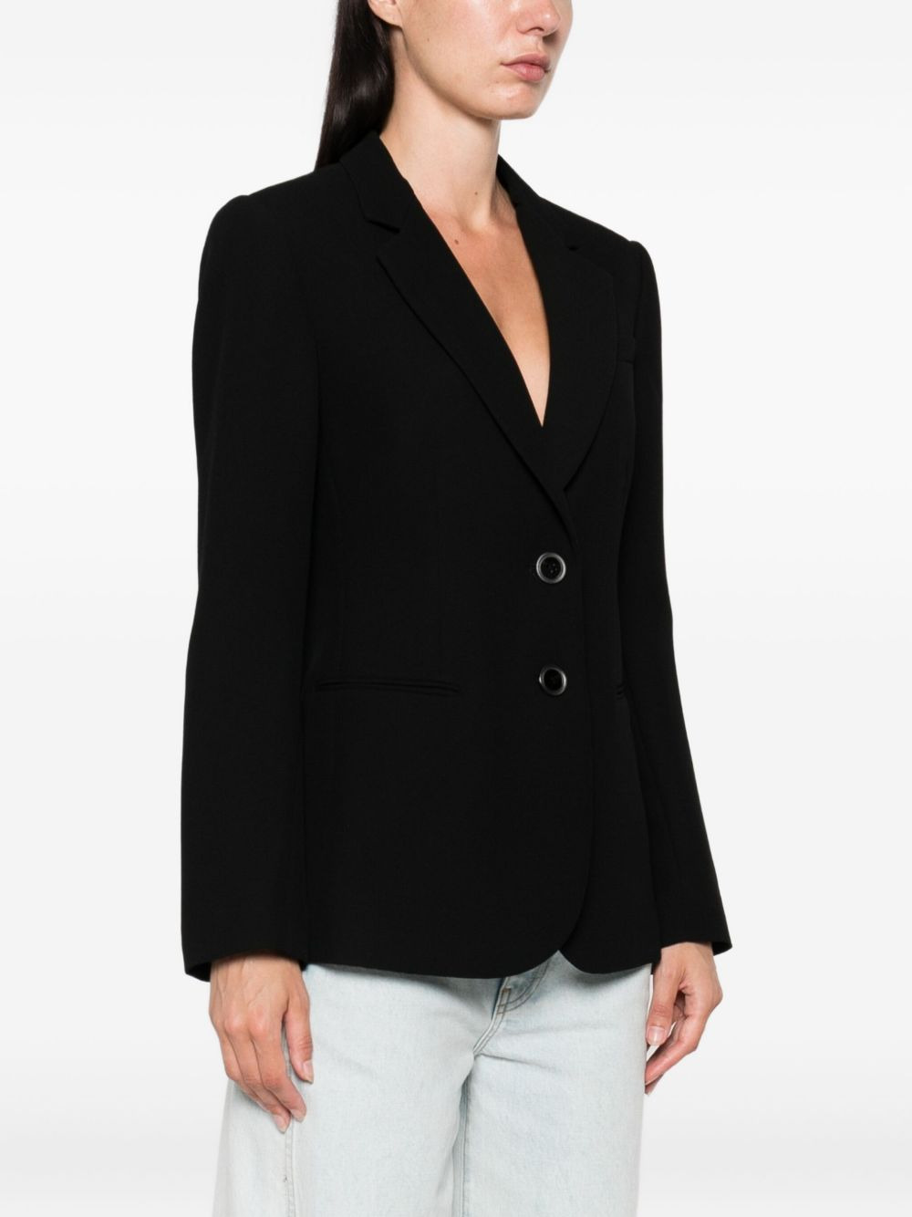 Single-Breasted Blazer Jacket - 4