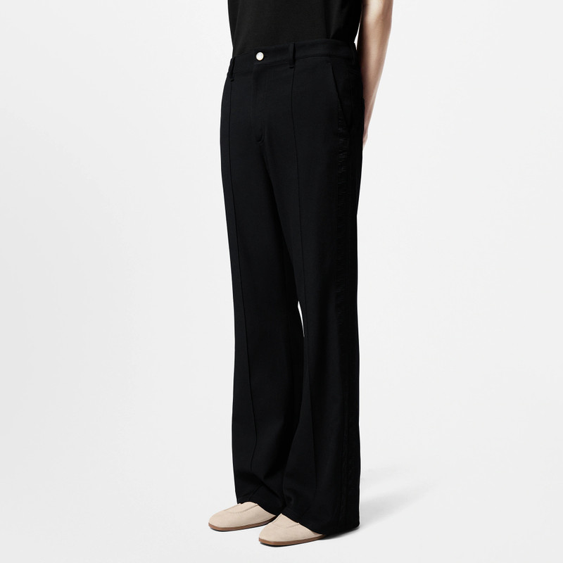 Flared Mix Wool And Cotton Evening Pants 2