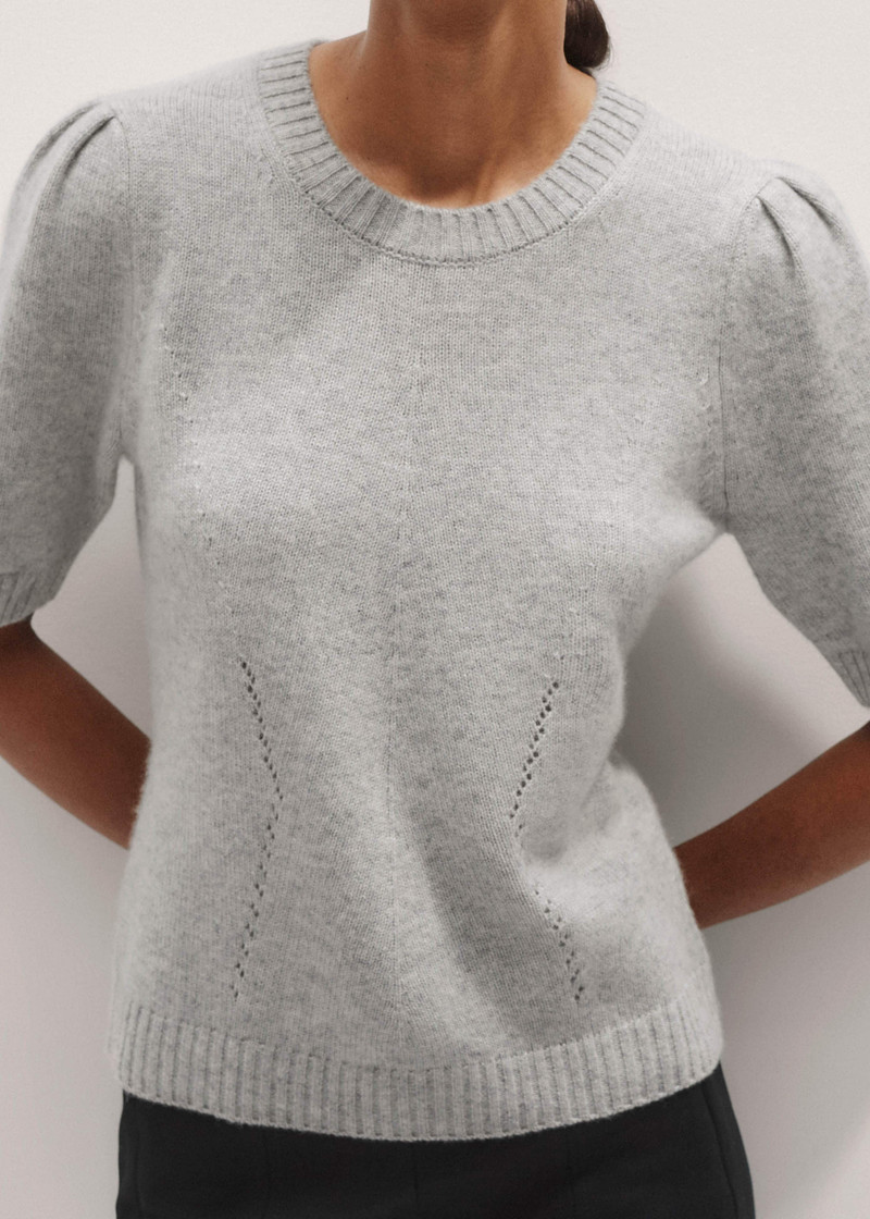 ME+EM Pouf Sleeve Knit Tee outlook