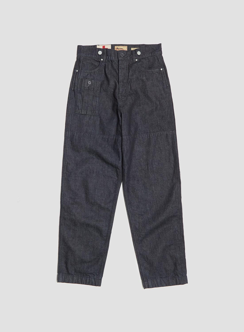6 Pocket Pant Denim in Indigo 1