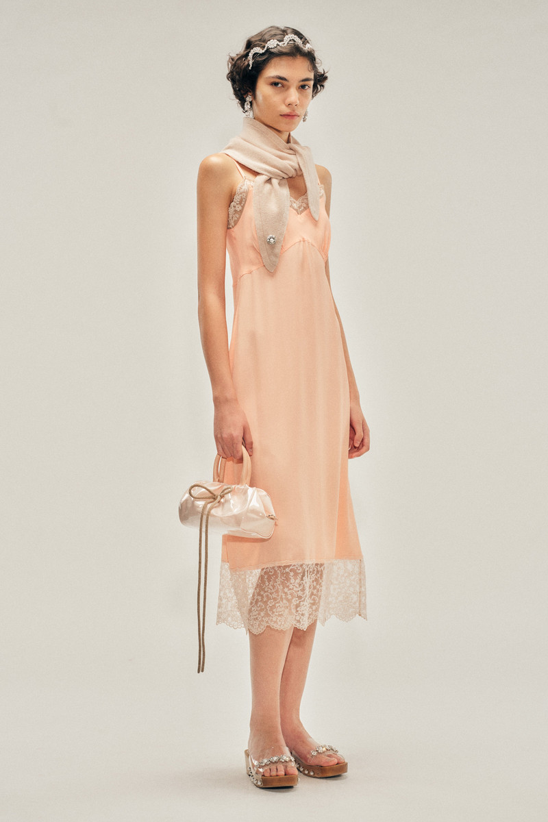 Simone Rocha Lace Trim Slip Dress outlook
