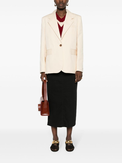 Maison Kitsuné tailored cotton blazer outlook