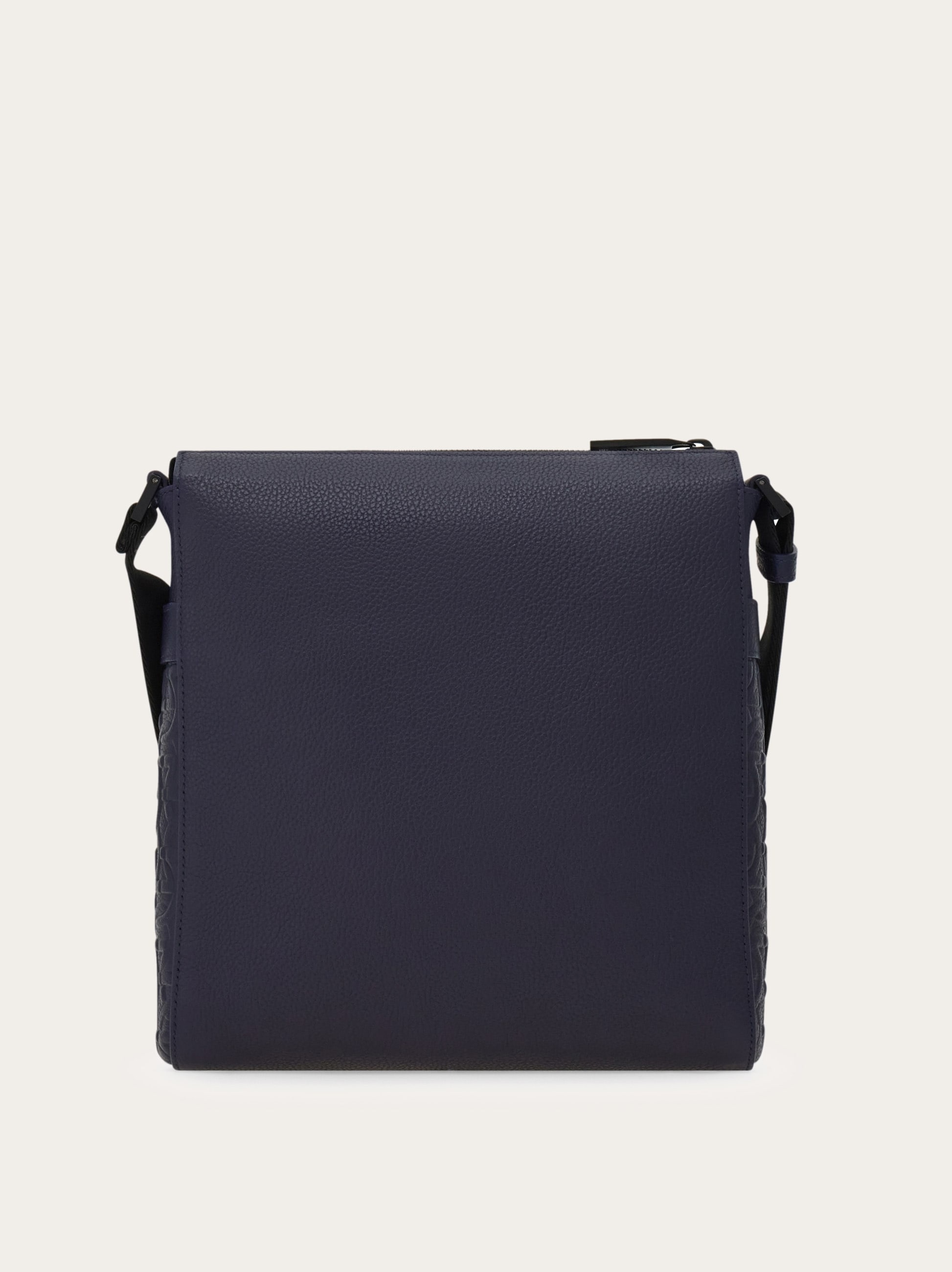 Embossed Gancini crossbody bag - 4