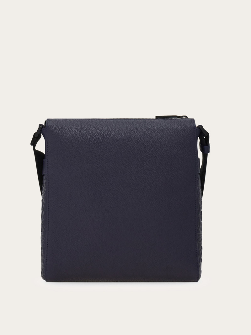 Embossed Gancini crossbody bag 4