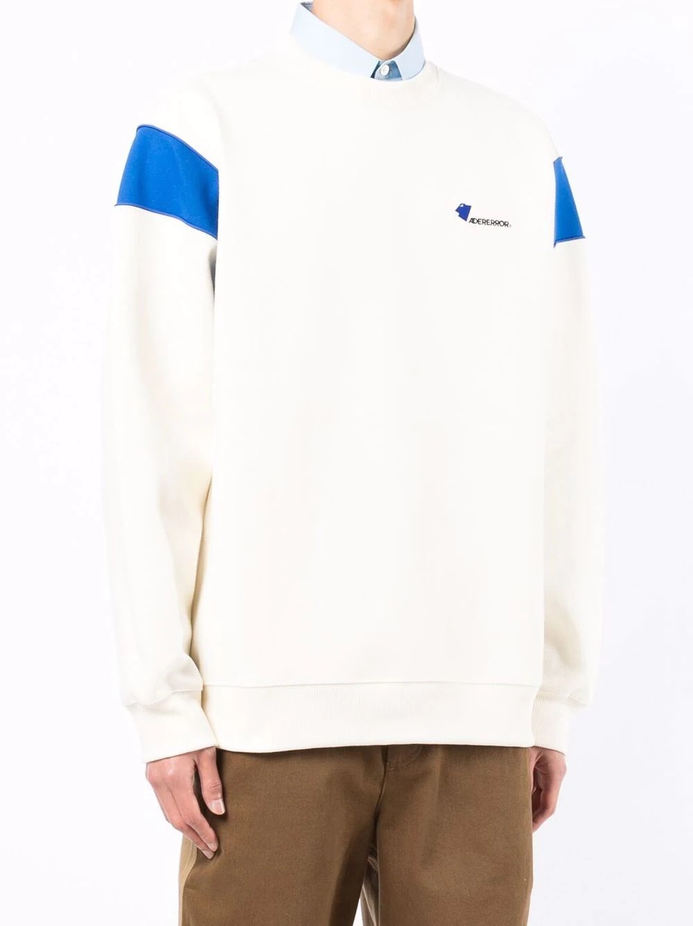 colour-block logo sweatshirt - 3