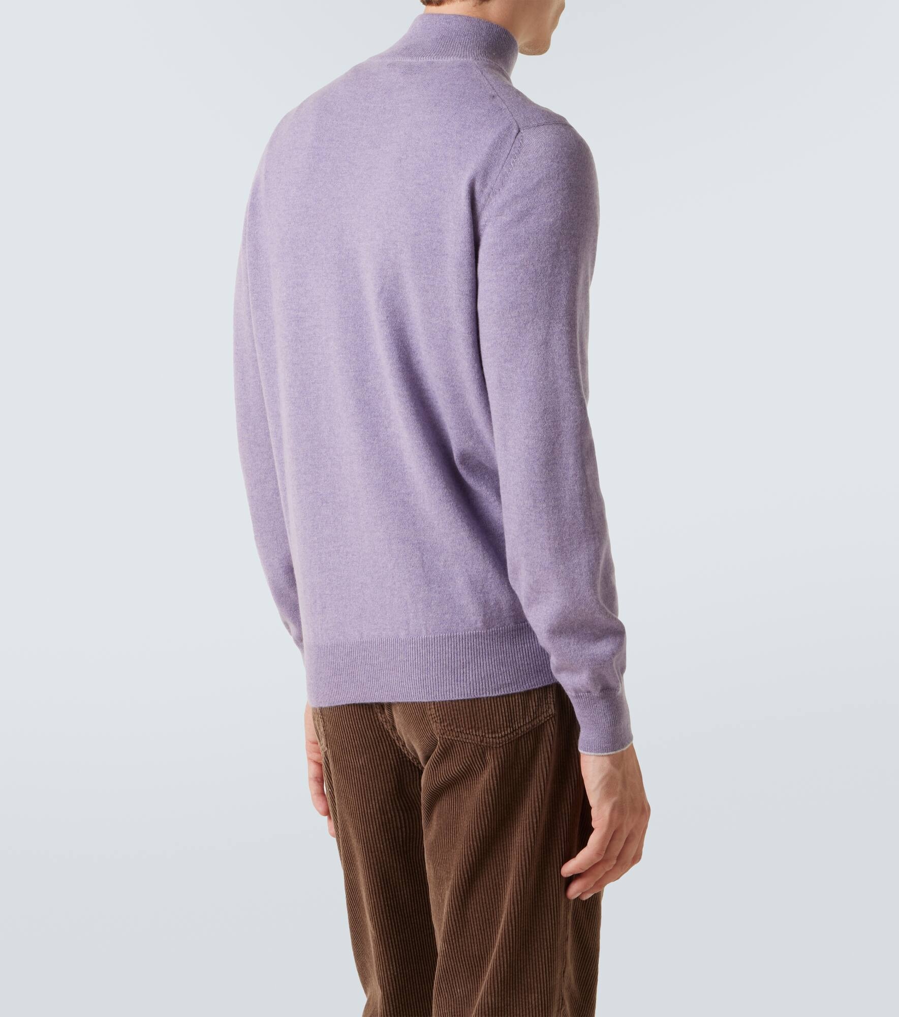 Cashmere half-zip sweater - 4