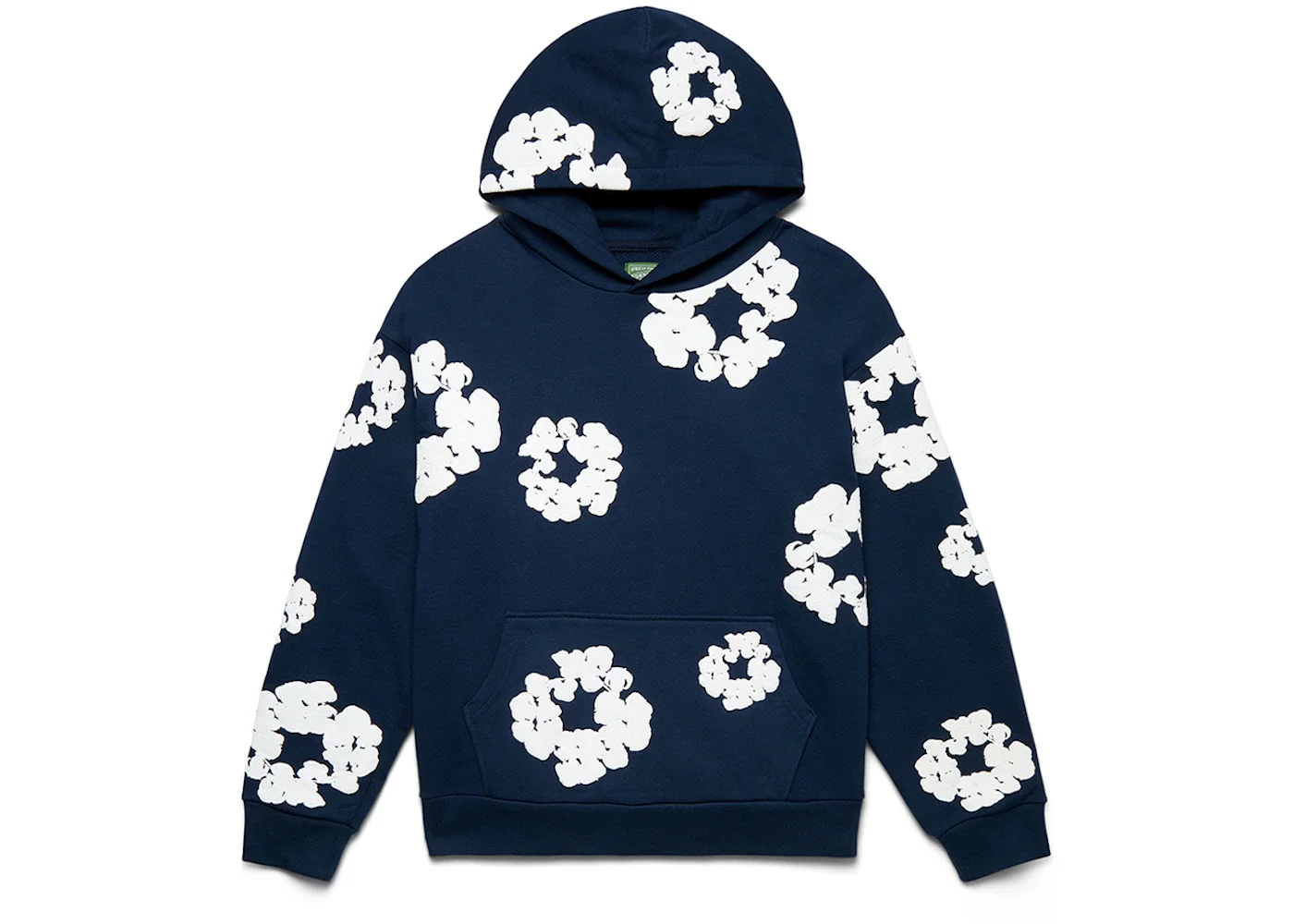 Denim Tears Cotton Wreath Sweatshirt Navy - 1
