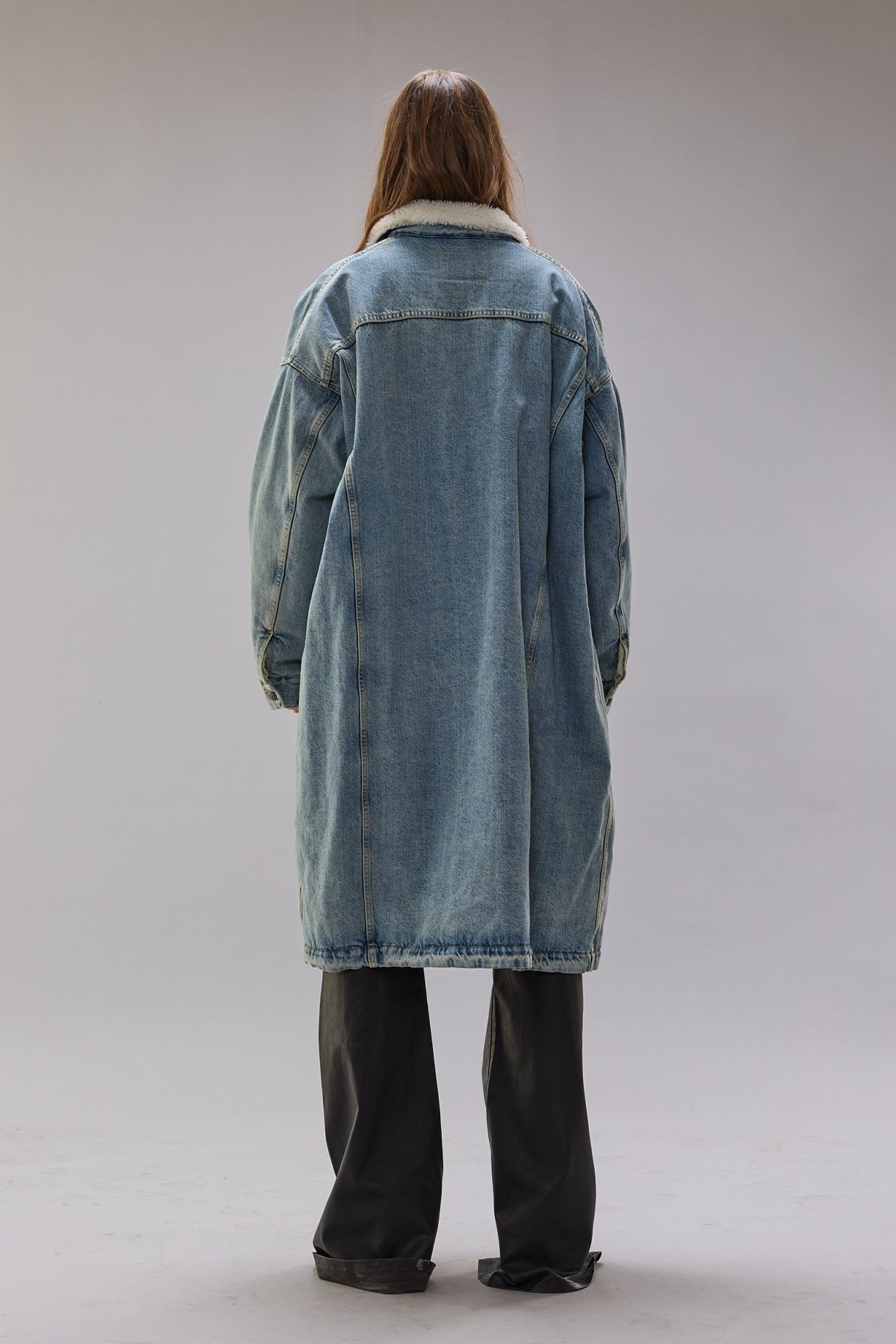 LYLE TRUCKER COAT - SLATE BLUE - 4