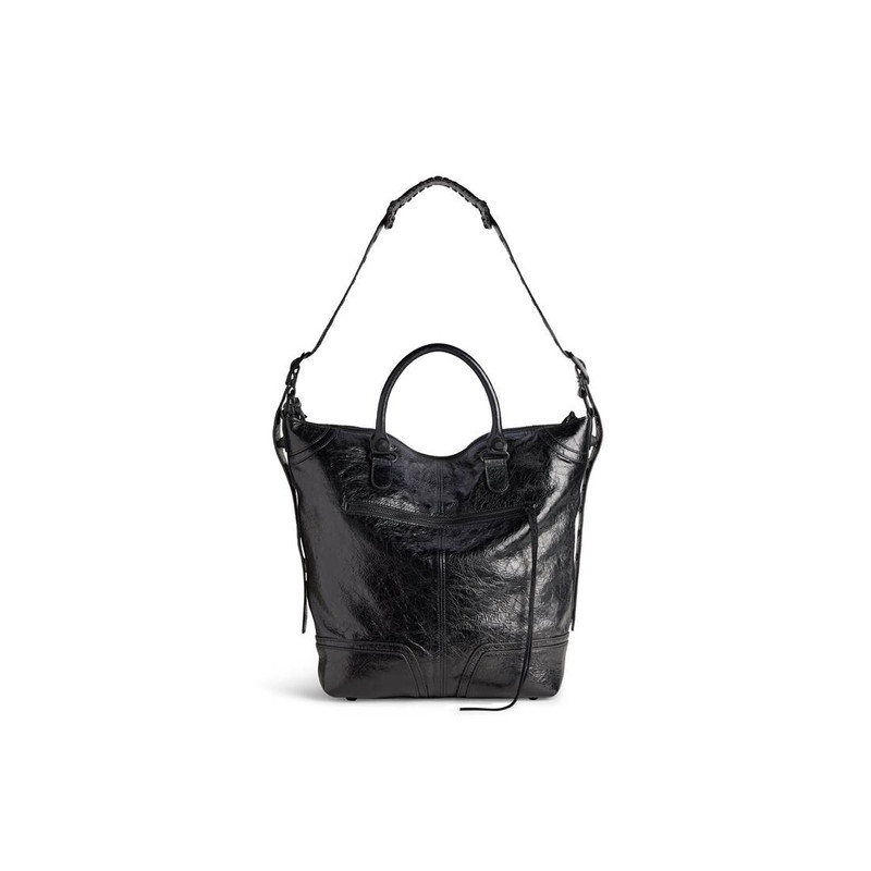 Men's Le Cagole Men Medium Tote Bag in Black 4