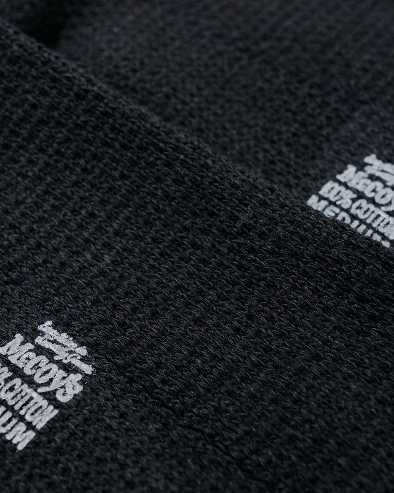 The Real McCoys The Real McCoy’s MA22011 McCoy's 2PCS Pack Socks Black outlook