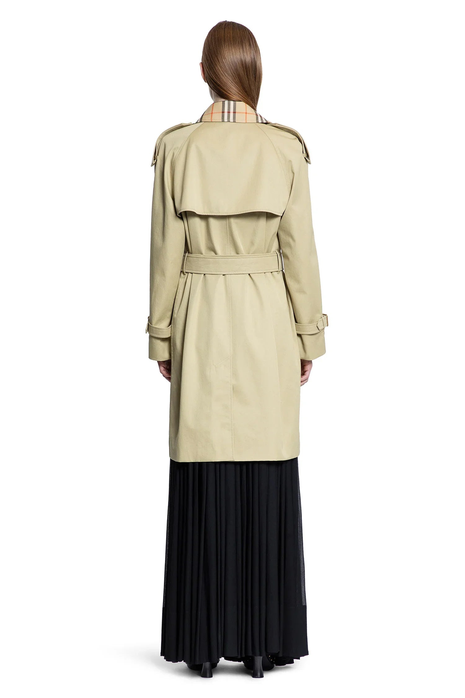 Mid-Length-Check-Collar-Castleford-Trench-Coat - 3