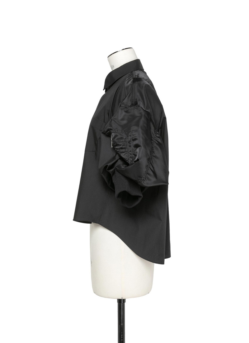 sacai Cotton Poplin x Nylon Twill Shirt outlook