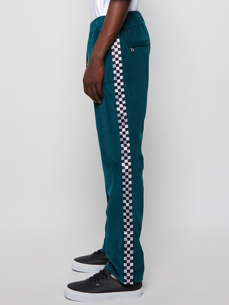 Plain Corduroy Pants Turquoise 4