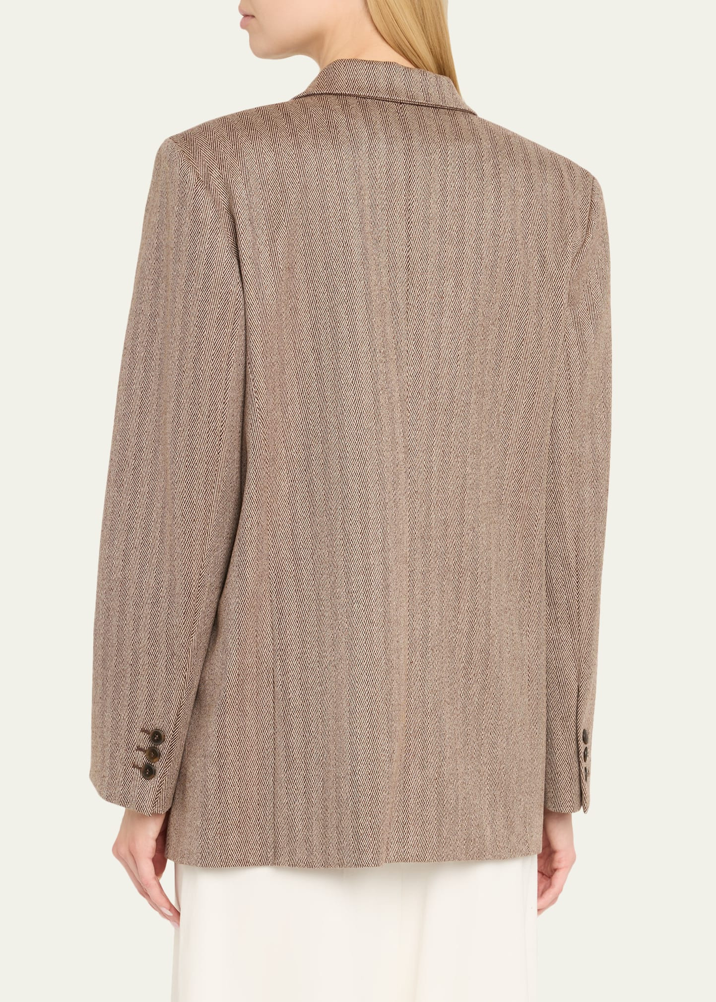 Girl Boy Girl Chevron Wool Blazer - 3