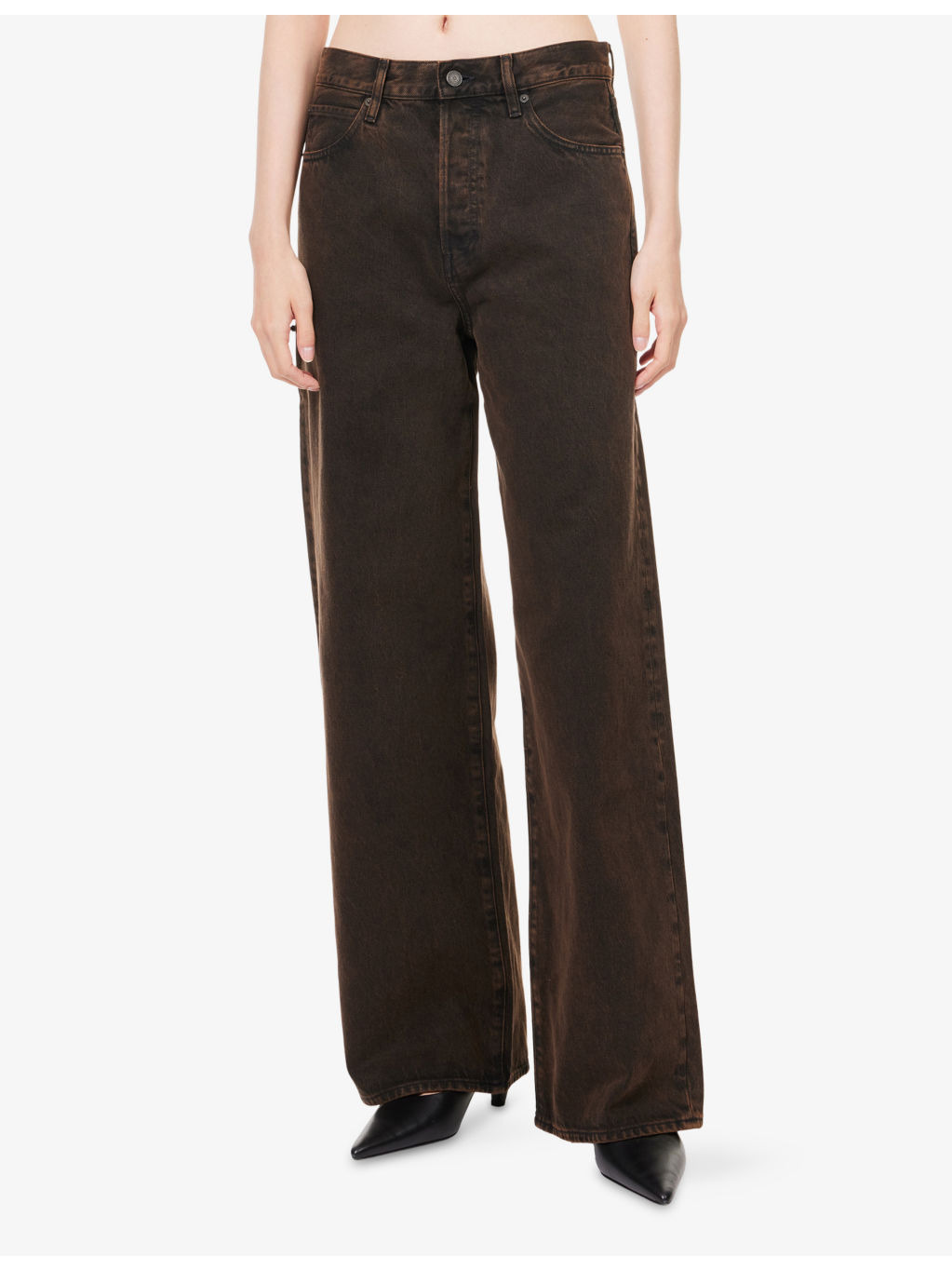 The Collegiate Wide-Leg Denim Jeans - 3