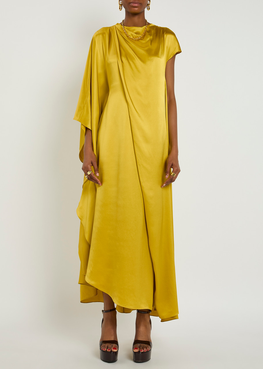 Roksanda Hiba Draped Silk Maxi Dress - 2