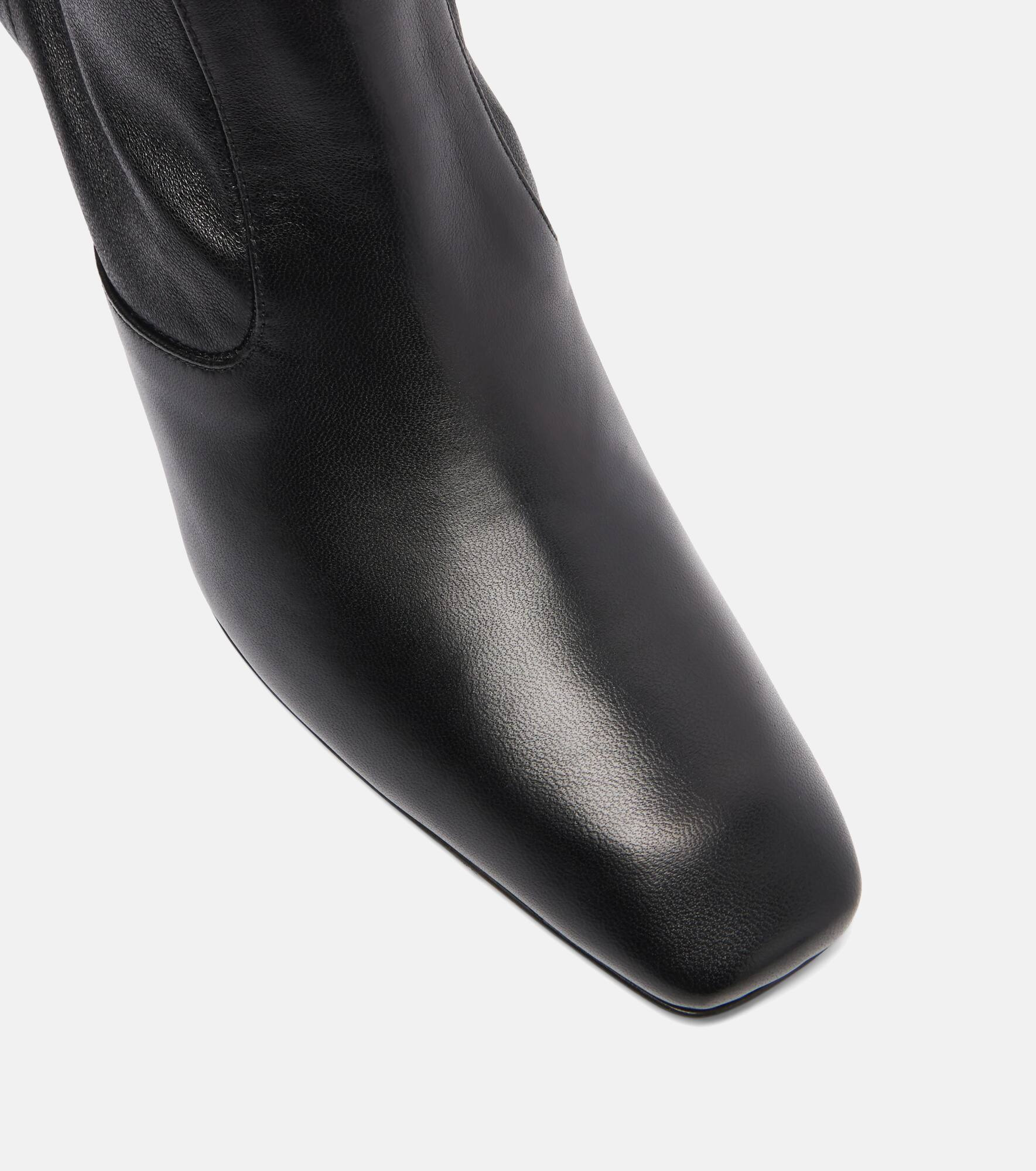 Leather over-the-knee boots - 5
