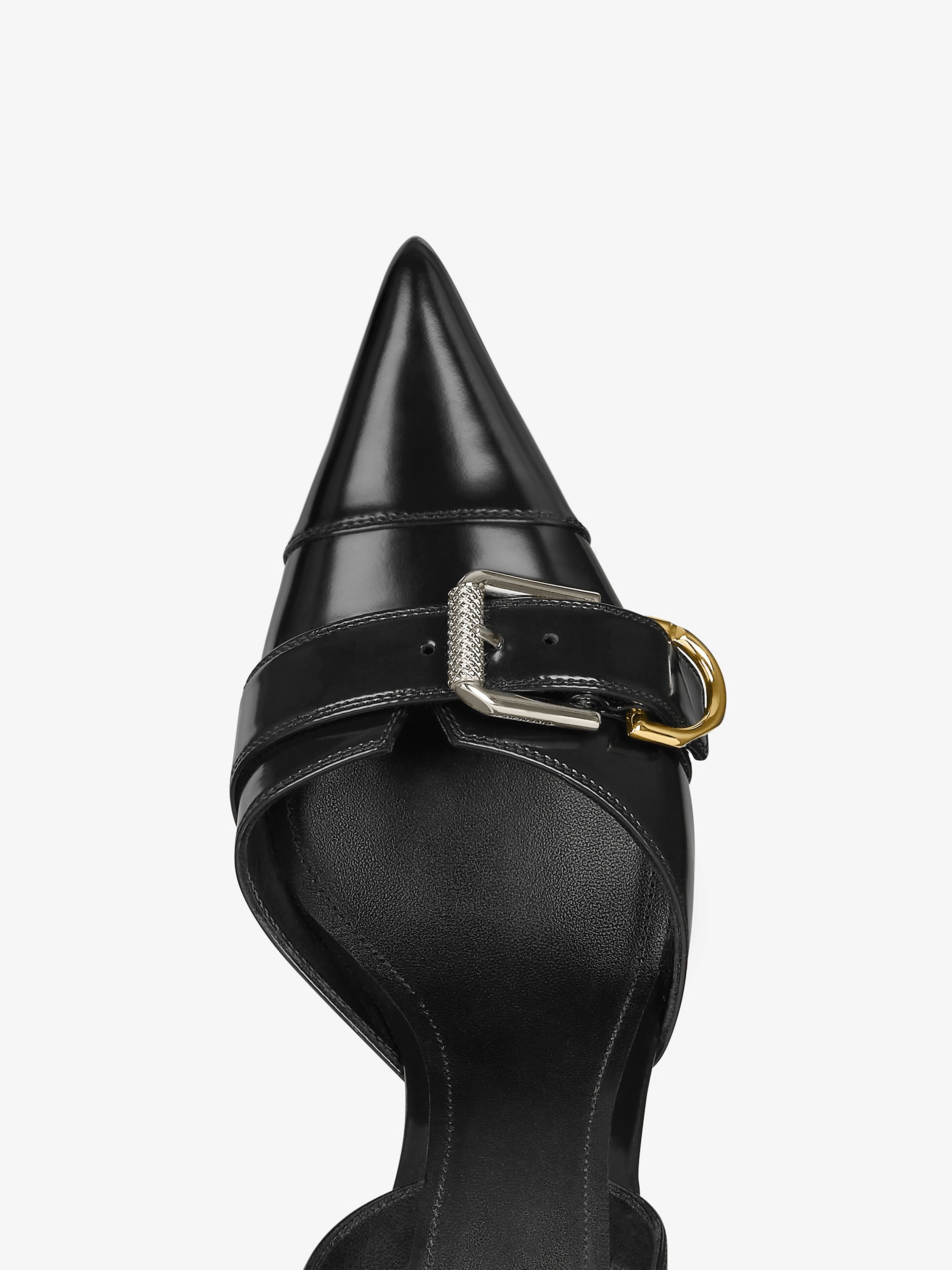 VOYOU SLINGBACKS IN LEATHER - 5