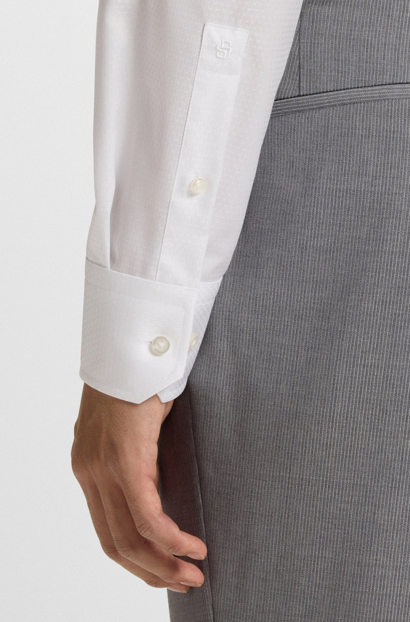 WRINKLE-RESISTANT SLIM-FIT SHIRT IN COTTON TWILL 6