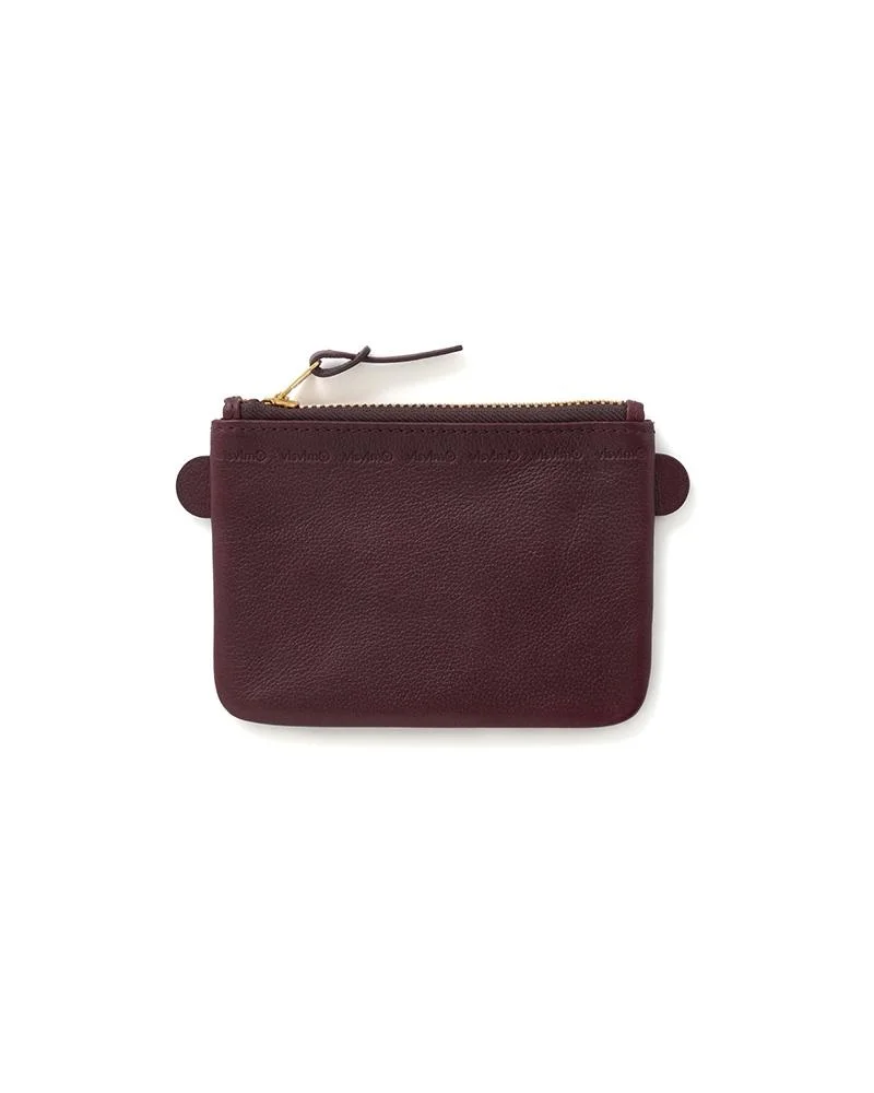 LEATHER ESSENTIALS CASE (KNGR) BURGUNDY - 1