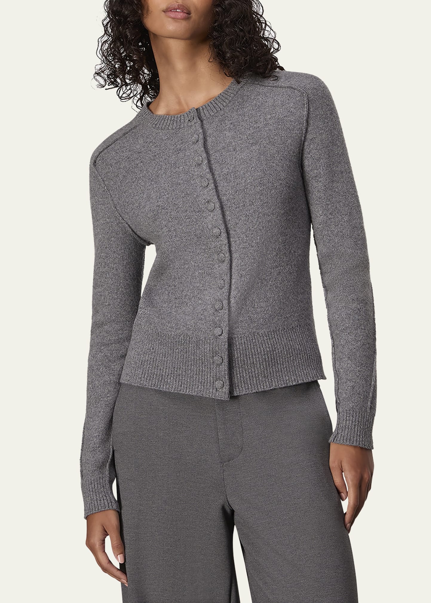 Bridget Crewneck Cardigan - 4