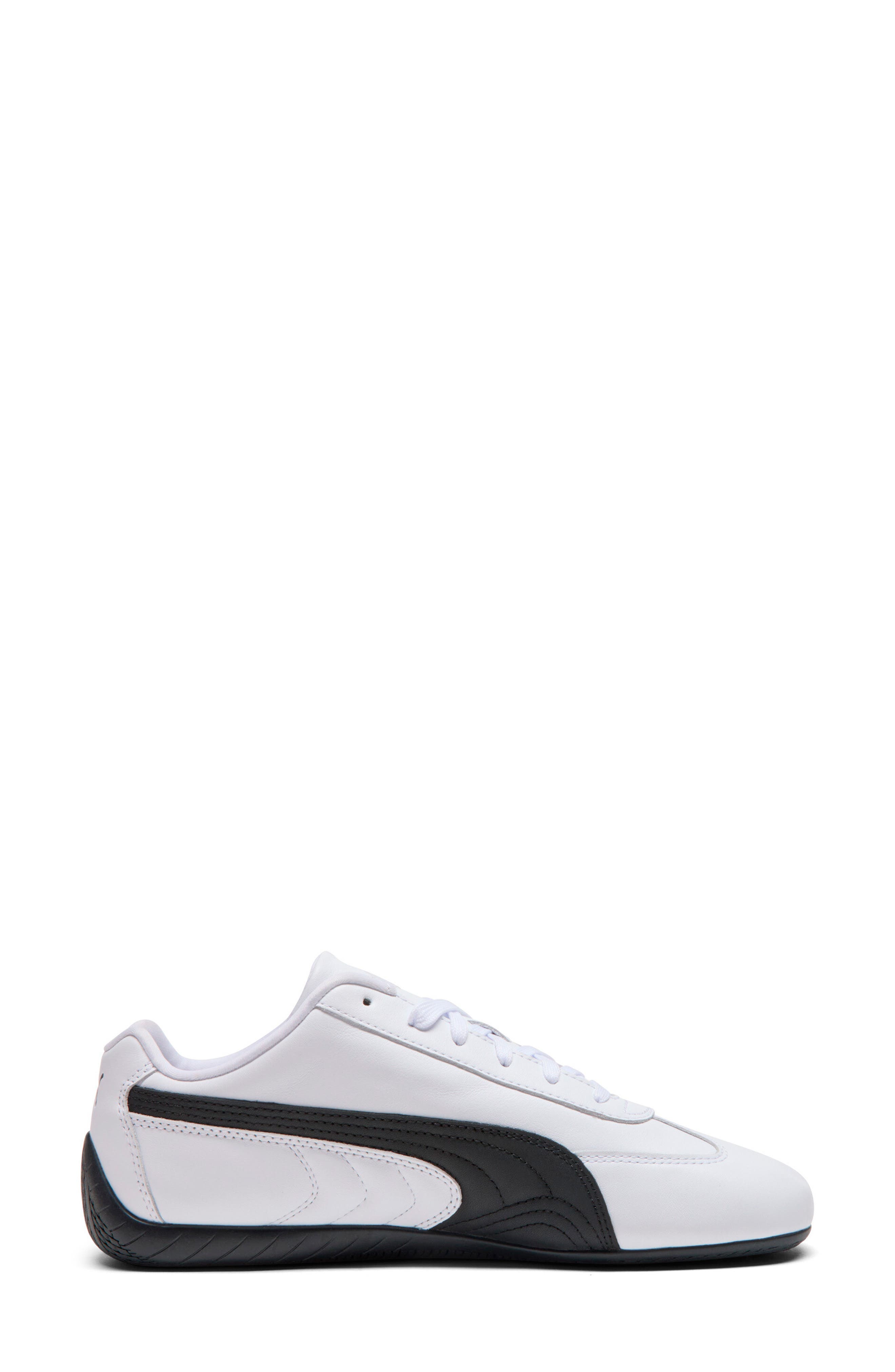 PUMA Speedcat Full Leather Sneaker in Puma White/Puma Black at Nordstrom - 4