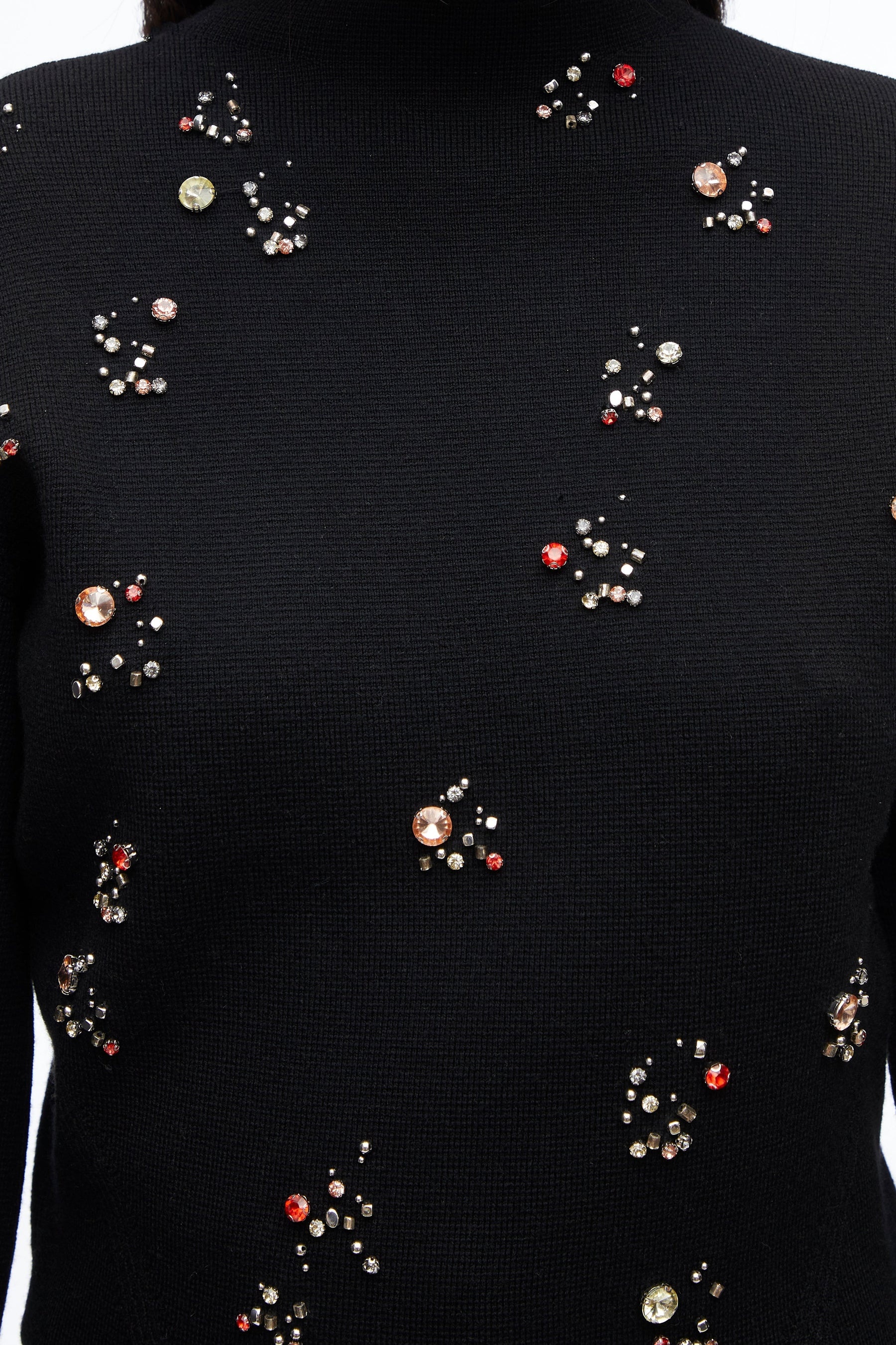 Embellished Merino Wool Sweater - 6