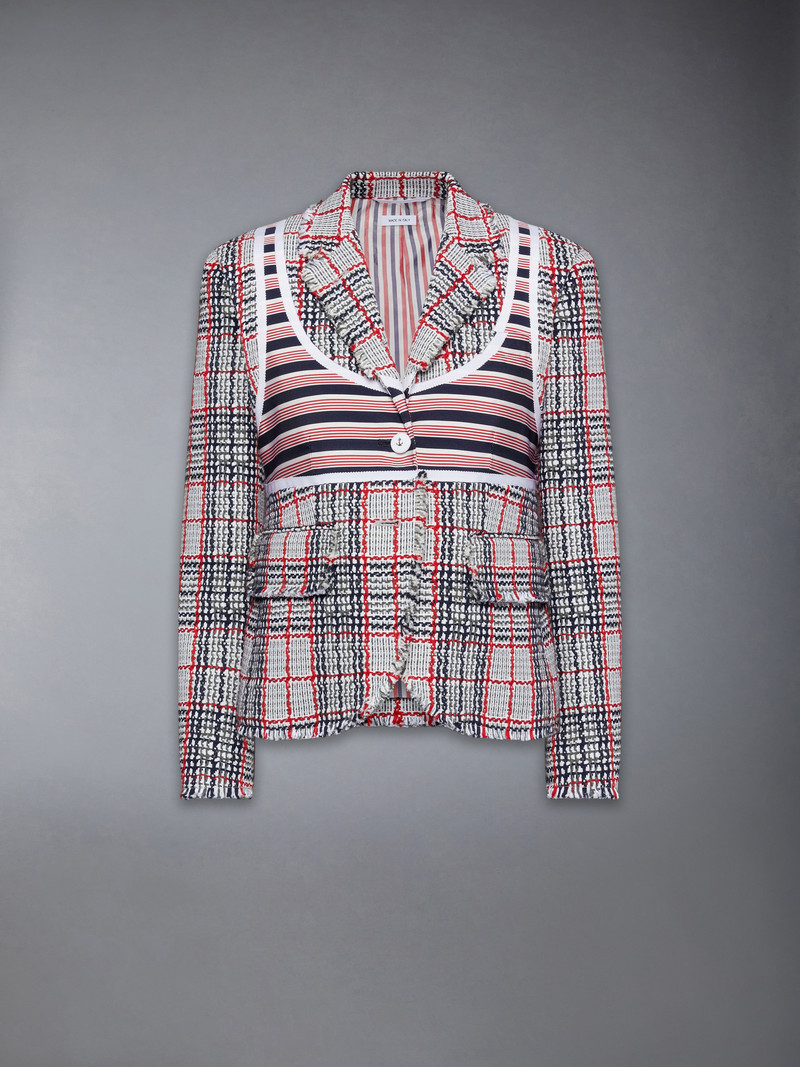 SUMMER TWEED TROMPE L’ŒIL BIKINI FRAY EDGE SPORTCOAT 1