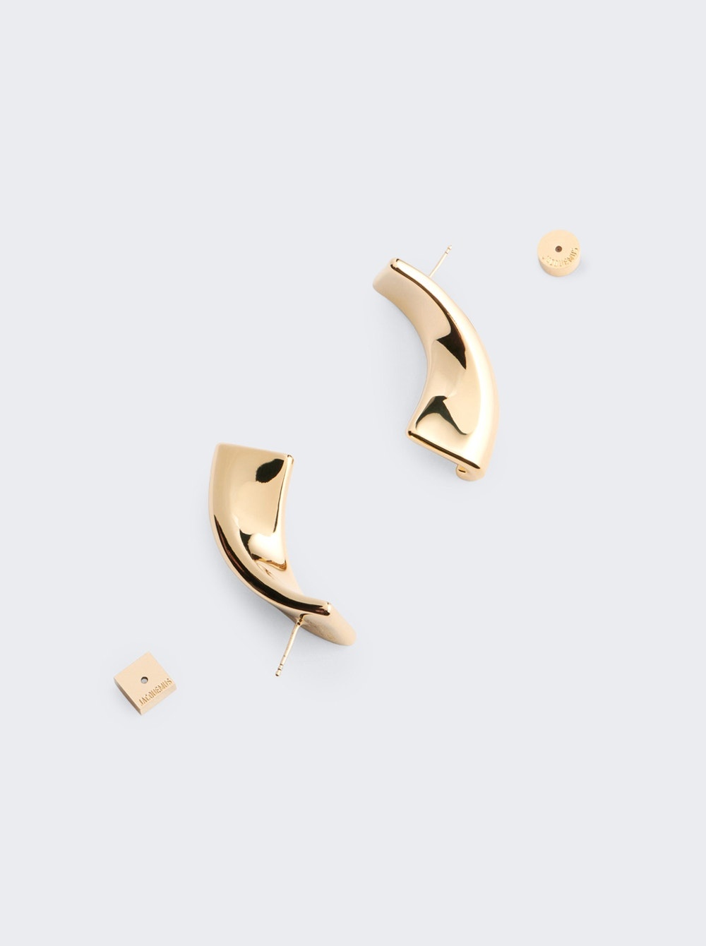 The J Earrings Light Gold - 3