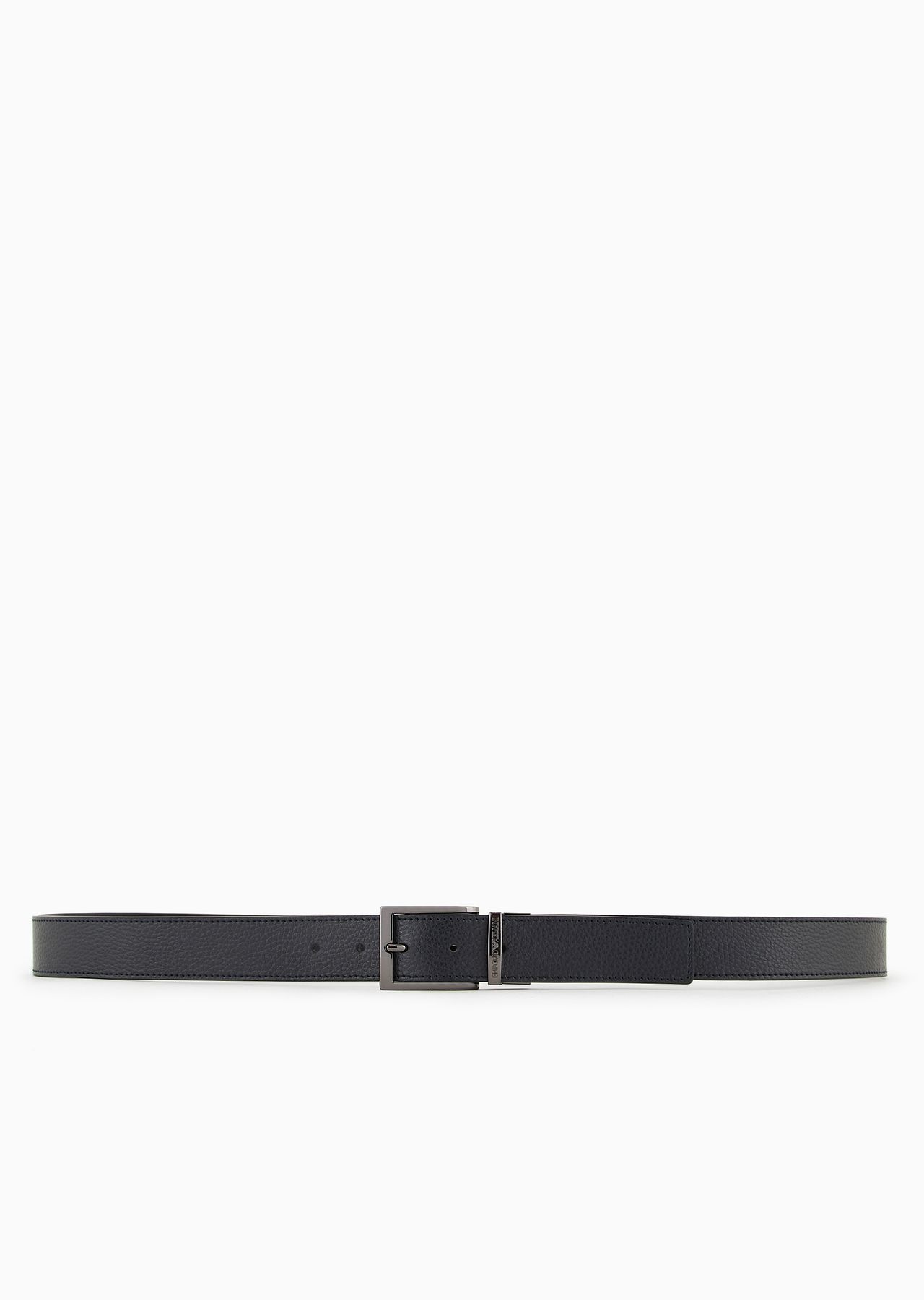 Palmellato-leather printed reversible belt - 3