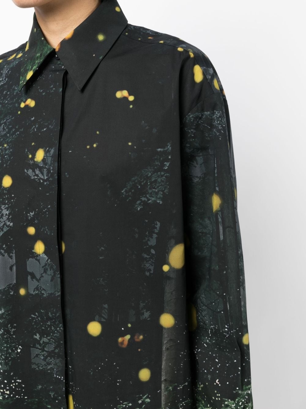 Firefly-print long-sleeve shirt - 5