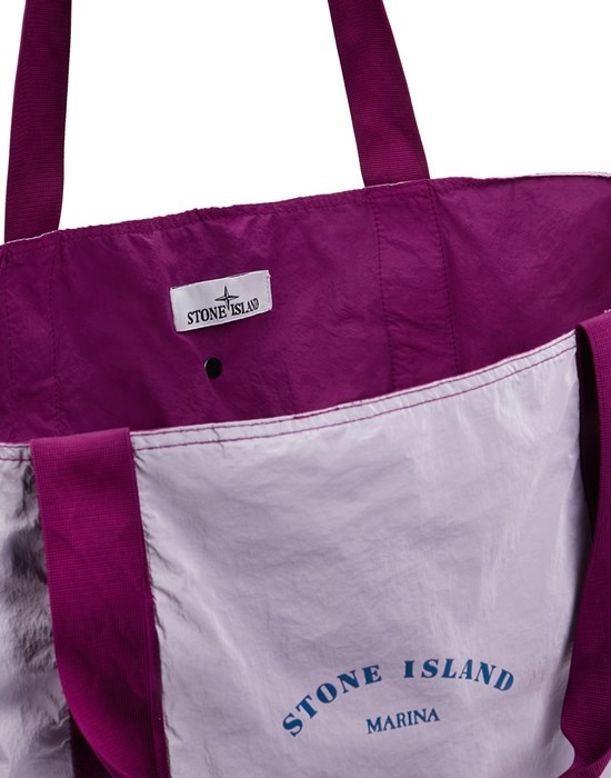 911X1 STONE ISLAND MARINA_RIP STOP PRISMATICO MAGENTA - 5