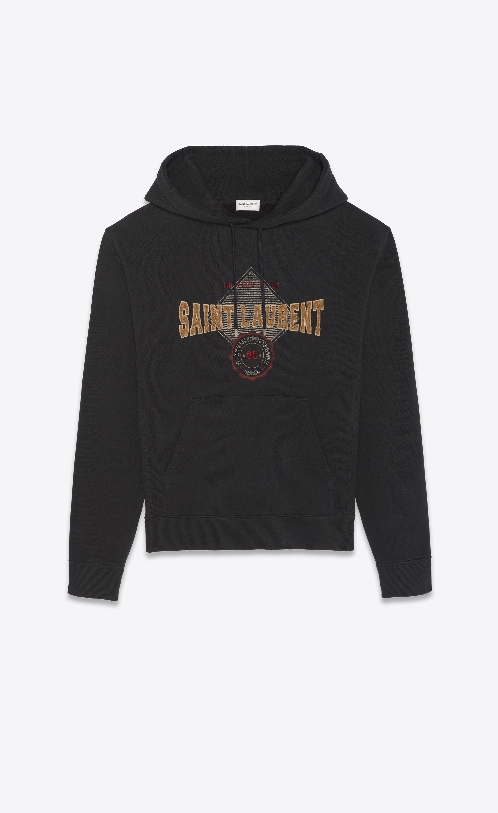 "university of saint laurent" hoodie - 1