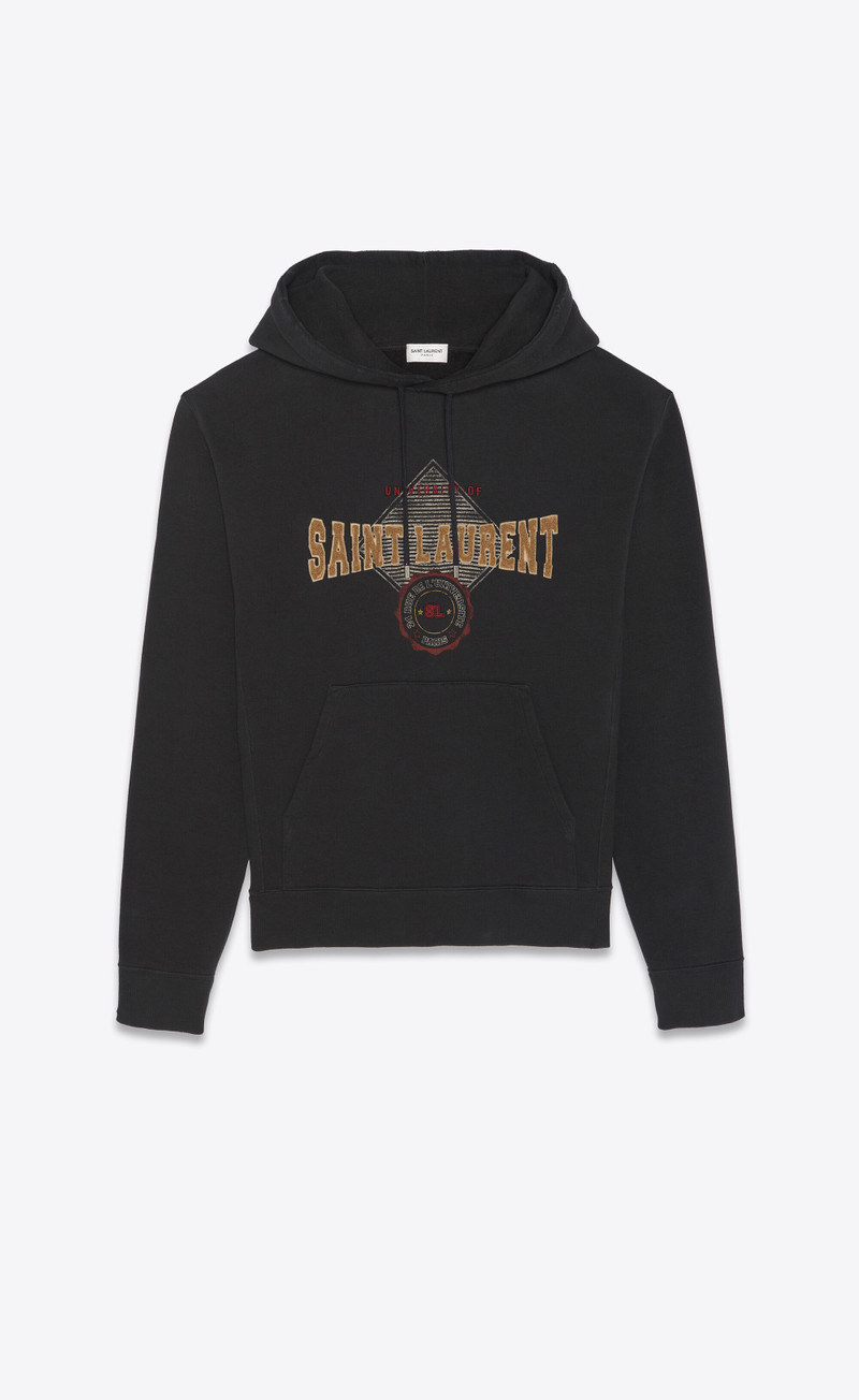 "university of saint laurent" hoodie 1