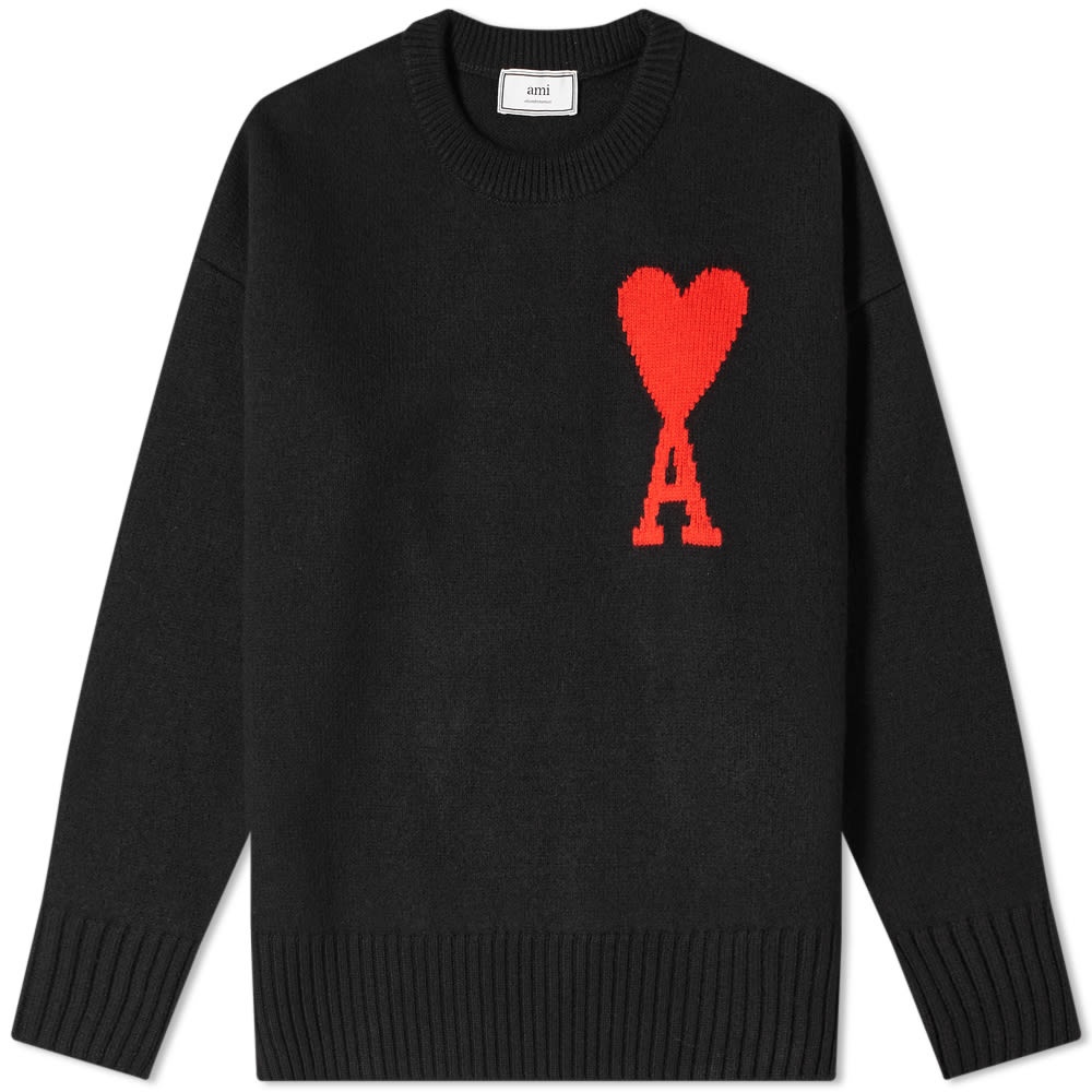 AMI Big Heart Crew Knit - 1