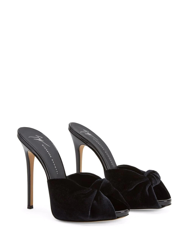 Giuseppe Zanotti Bridget velvet sandals outlook