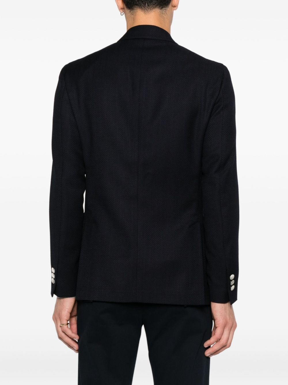 double-breasted buttoned jacket - 4