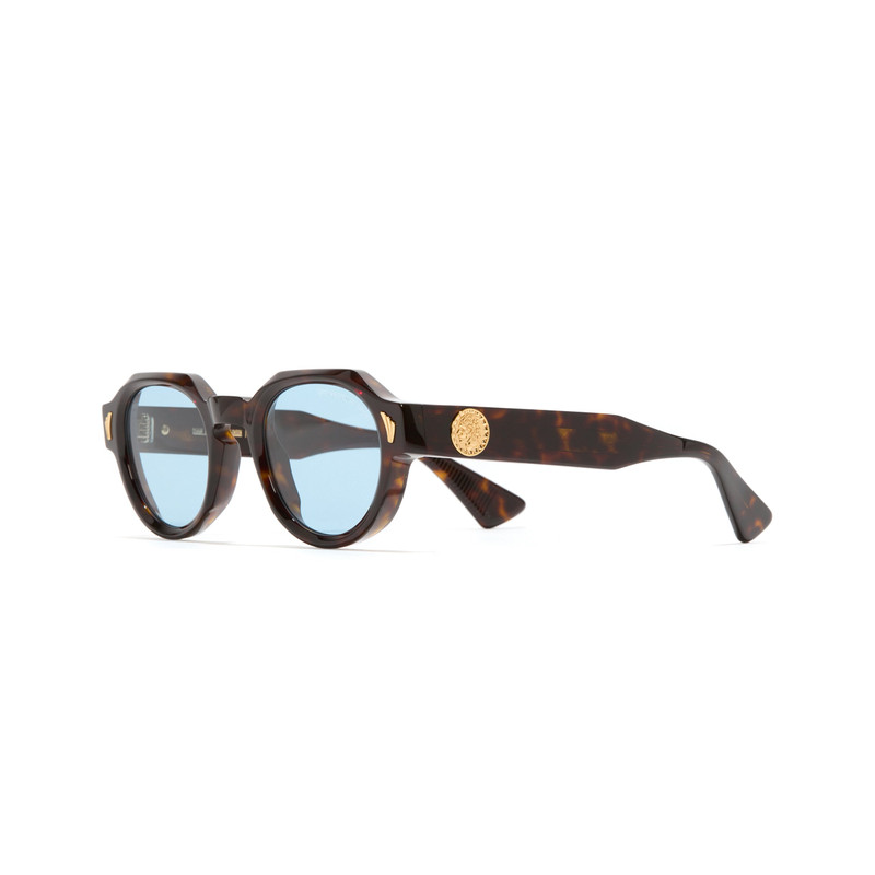 PALACE CUTLER AND GROSS VICTORY ROUND SUNGLASSES HAVANA 1