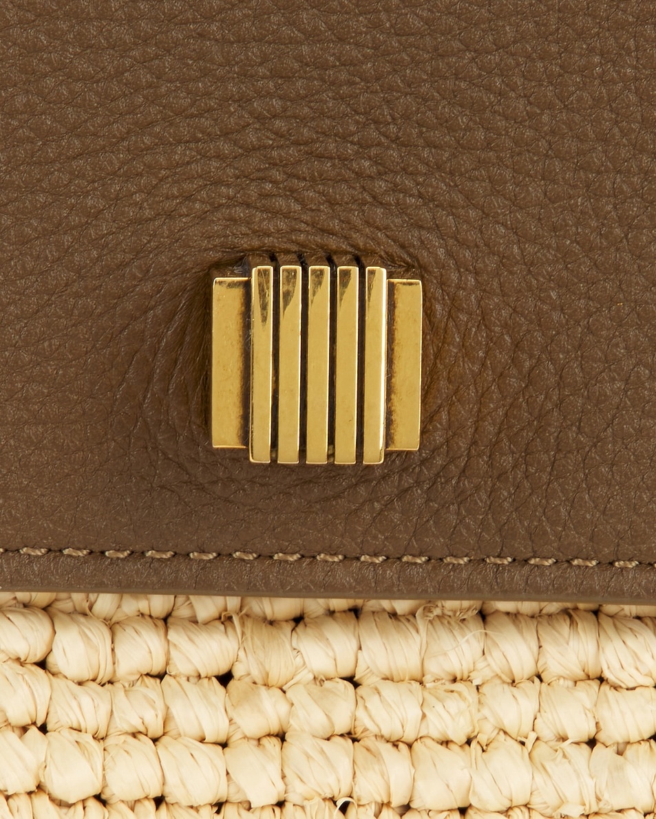 Audrey Raffia Crossbody Bag - 6